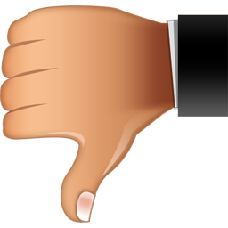 256x256 Free Thumbs Up, Thumbs Down Icons