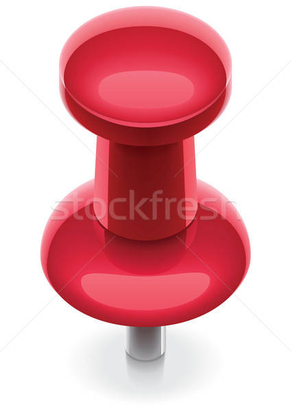 424x600 Vector Thumbtack Icon Vector Illustration Taras Livyy