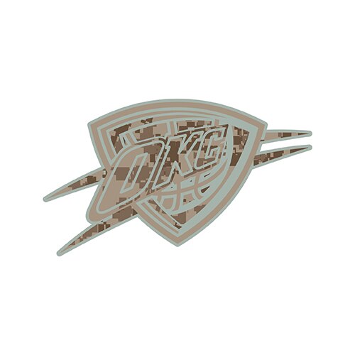 500x500 Oklahoma City Thunder Icon Camo Pin