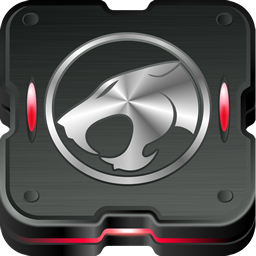 256x256 Thundercats Icon Skrynium Black Iconset Kalangozilla