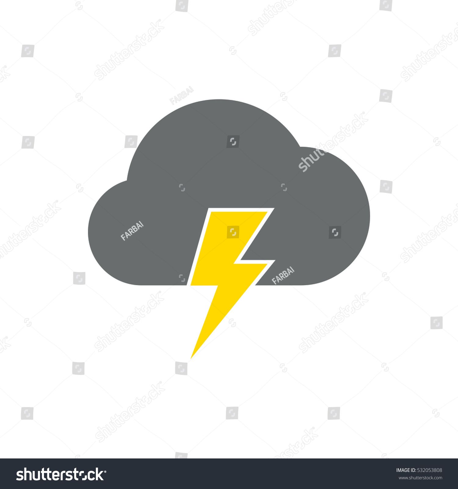 1500x1600 Thunderstorm Icon Vector Project Scircle Thunderstorms