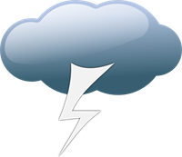 200x173 Thunderstorm Weather Symbols Png, Clip Art For Web