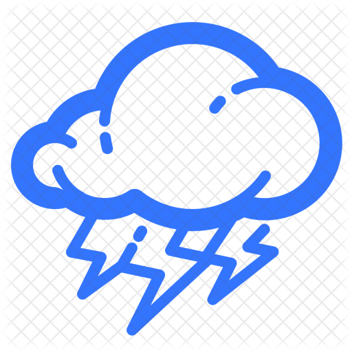 512x512 Cloud, With, Thunderstorm, Lightning, Levin, Weather, Forecast