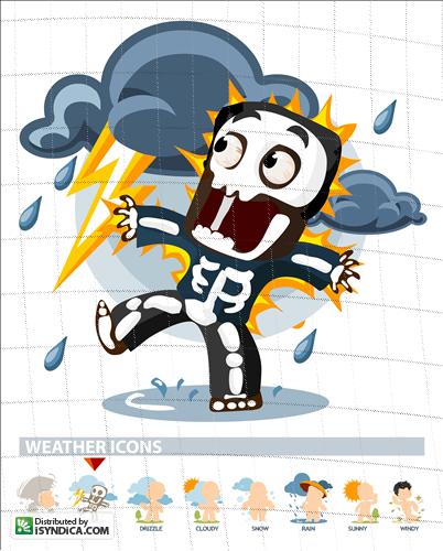 402x500 Thunderstorm Weather Icon Thunderstorm Weather Icon