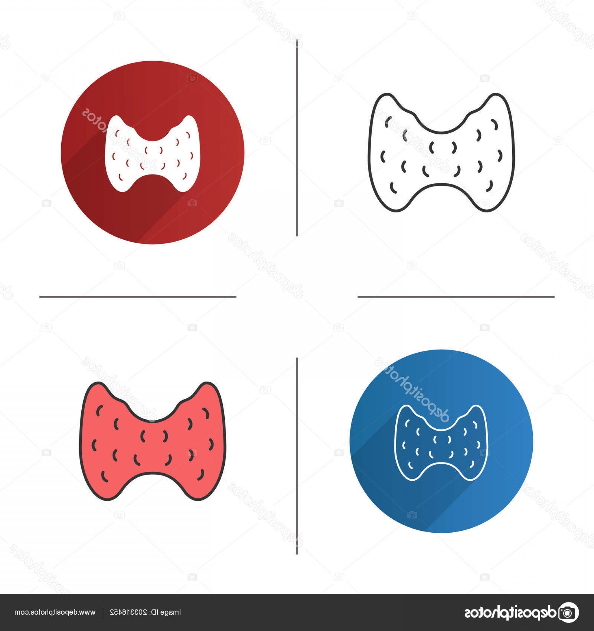 1920x2040 Stock Illustration Thyroid Gland Icon Endocrine Gland Soidergi