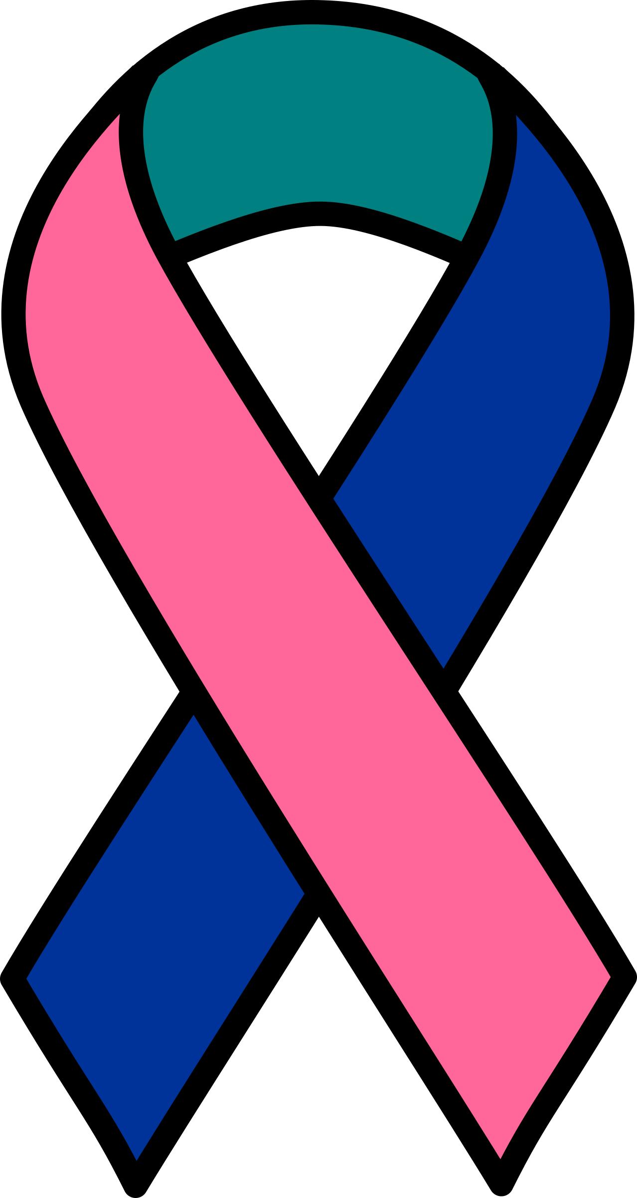 1278x2400 Thyroid Cancer Ribbon Icons Png