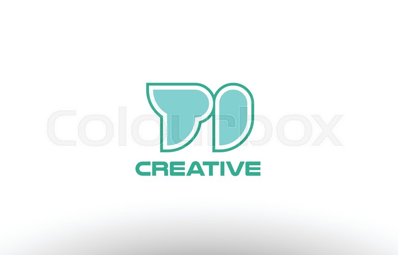 800x514 Joint Joined Letter Combination Green Stock Vector Colourbox