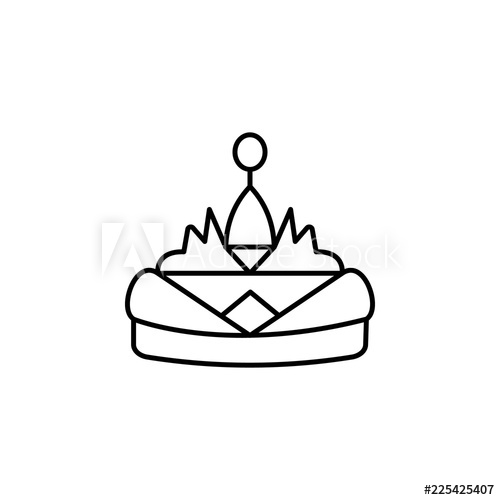 500x500 Tiara Icon Element Of Jewelry For Mobile Concept And Web Apps
