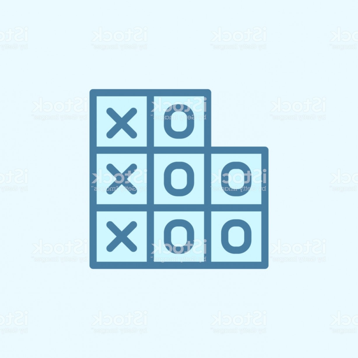 1228x1228 Tic Tac Toe Game Field Outline Icon Element Of Color Simple Icon