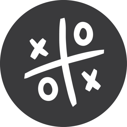 512x512 Tic Tac Toe Game Grey Icon