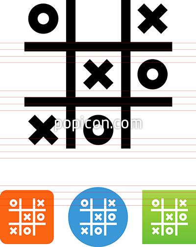 400x502 Tic Tac Toe Game Icon