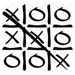 256x256 Tic Tac Toe Icon Of Doodle Style