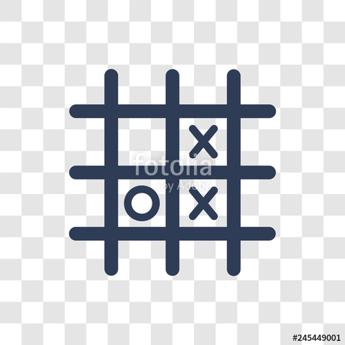 500x500 Tic Tac Toe Icon Vector Stock Image And Royalty Free Vector