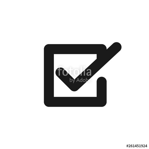 Black Check Mark Icon In A Box Tick Symbol In Black Color 500x500 Black Check Mark Icon In A Box Tick Symbol In Black Color