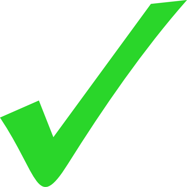 Green Light Tick Mark Clip Art 600x598 Green Light Tick Mark Clip Art