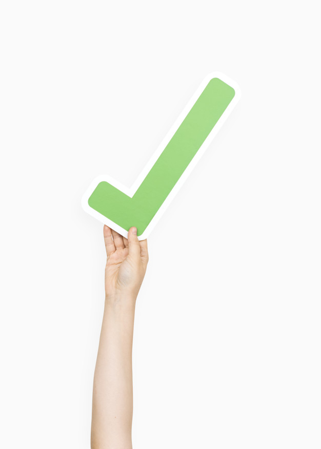 Hands Holding A Tick Mark Icon Photo Free Download 626x876 Hands Holding A Tick Mark Icon Photo Free Download
