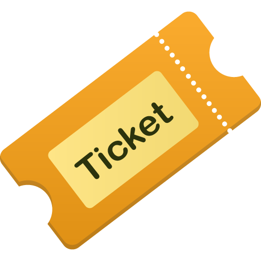 512x512 Ticket Icon Flatastic Iconset Custom Icon Design