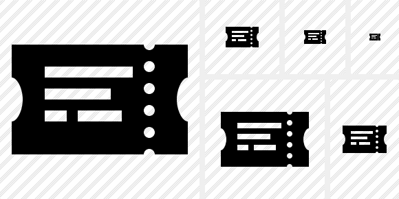 580x290 Ticket Icon Symbol Black Professional Stock Icon And Free Sets