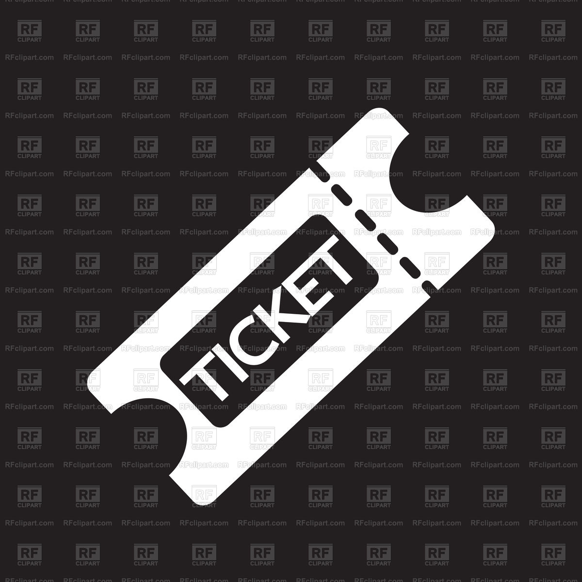 1200x1200 Ticket Icon Vector Image Of Icons And Emblems Tumdee