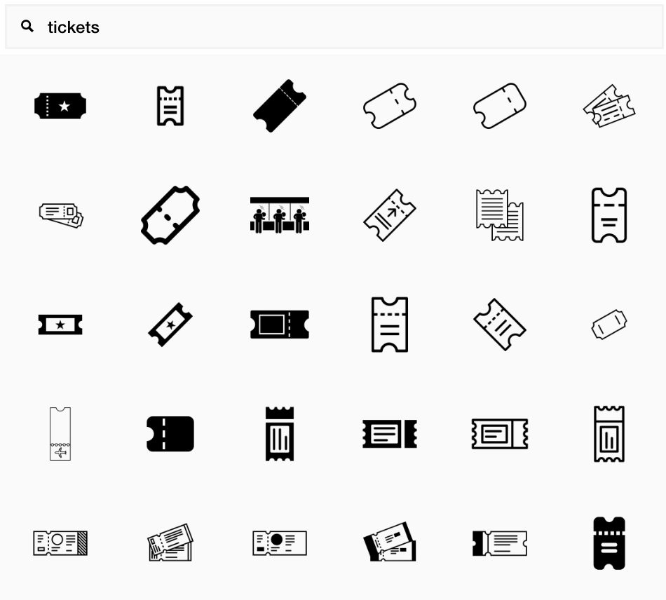 950x856 Ticket Icon Issue