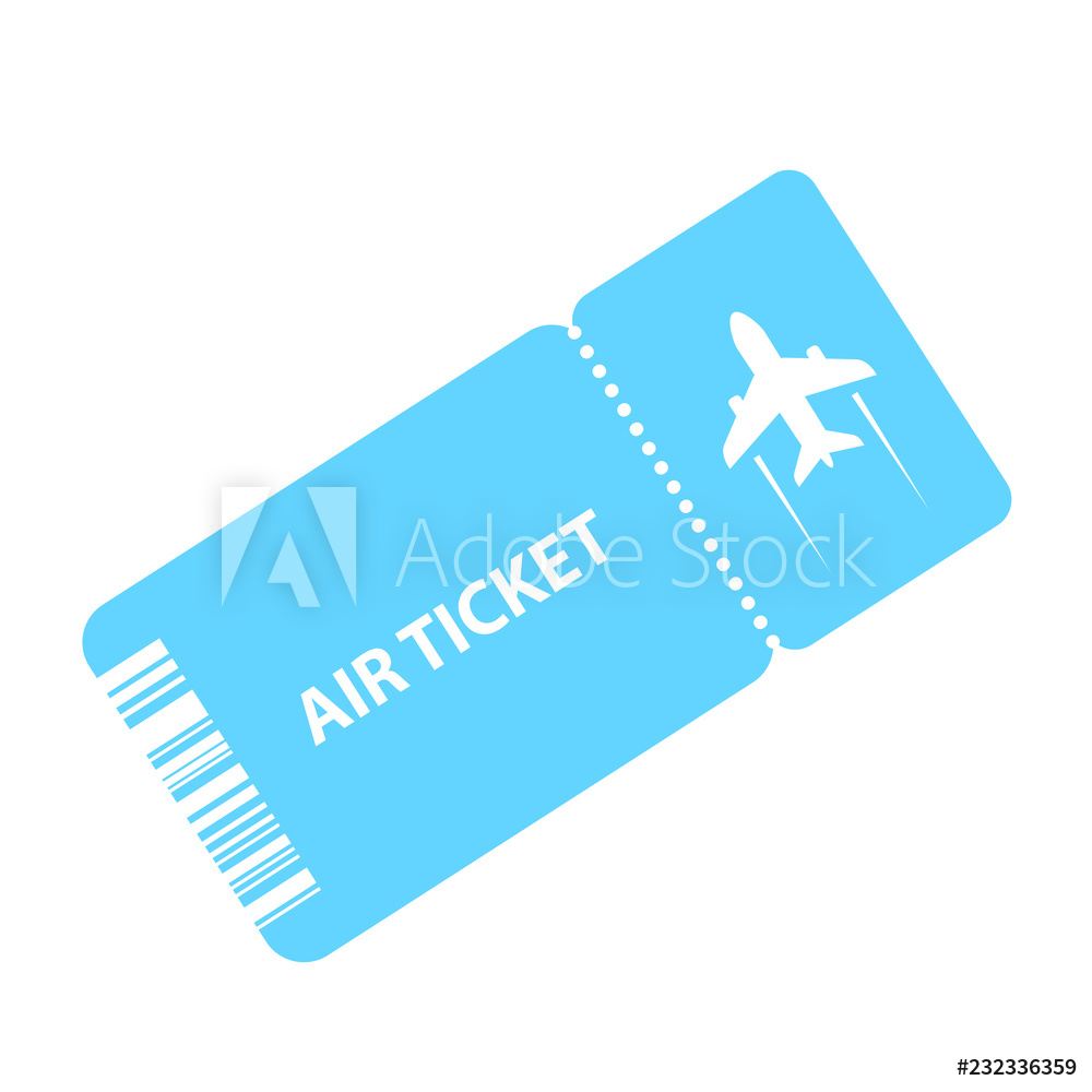 1000x1000 Photo Art Print Air Ticket Vector Icon Europosters