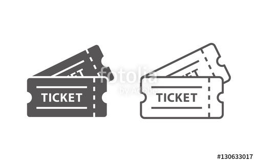 500x317 Event Tickets Vector Icons Stock Image And Royalty Free Vector