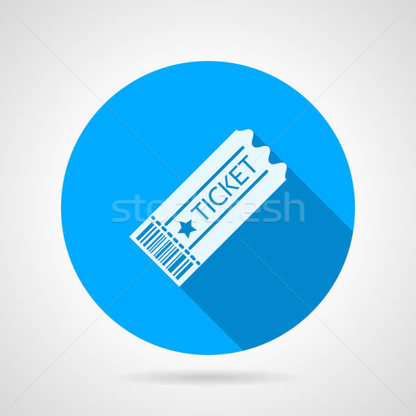 600x600 Flat Vector Icon For Ticket Vector Illustration Oleksandr