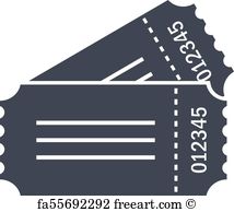 214x194 Free Art Print Of Admit One Ticket Illustration Of A Pink Admit