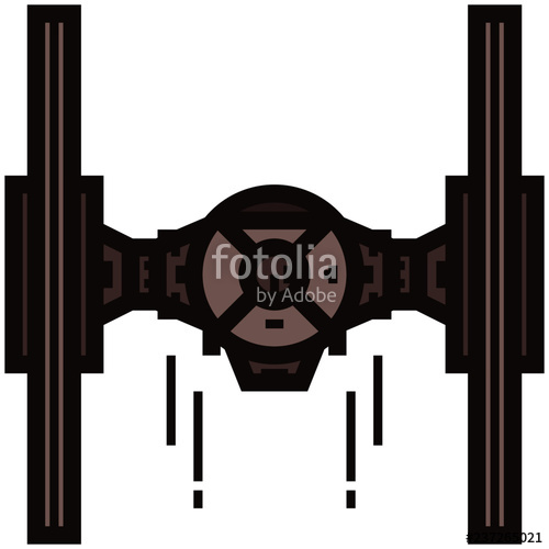 500x500 Tie Fighter Icon Stock Image And Royalty Free Vector