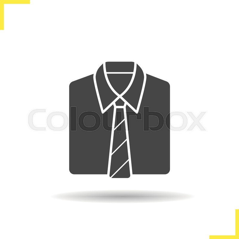 Shirt And Tie Icon Drop Shadow Stock Vector Colourbox 800x800 Shirt And Tie Icon Drop Shadow Stock Vector Colourbox