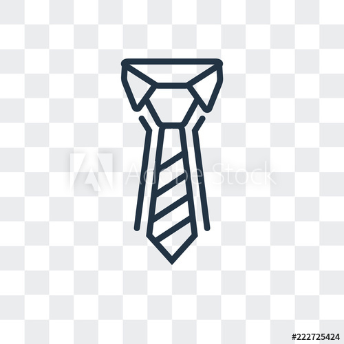 Tie Icon Isolated On Transparent Background Modern And Editable 500x500 Tie Icon Isolated On Transparent Background Modern And Editable
