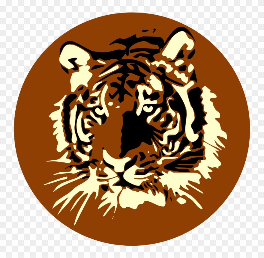 880x861 Tiger Face Clip Art