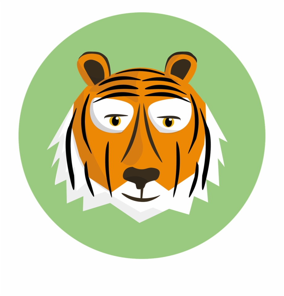 920x960 Tiger Illustrated Icon Png Image