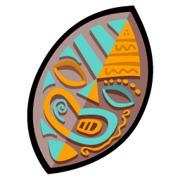 256x256 Tiki Shield Icon Free Download As Png And Icon Easy