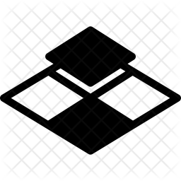 256x256 Tiles Icon Of Glyph Style