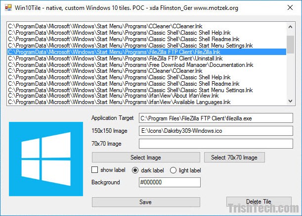 611x436 Change Icons For Windows Start Screen Tiles