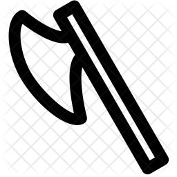 256x256 Axe, Ax, Weapon, Split, Cut, Wood, Harvest, Timber Icon Of Line