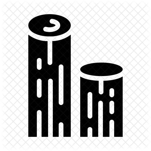 512x512 Timber Icon Of Glyph Style