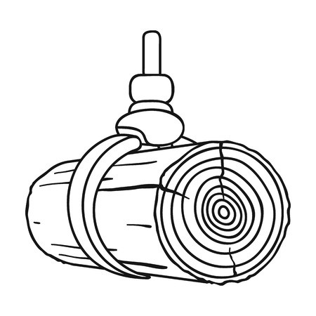 450x450 Hydraulic Crane Icon In Style Isolated On White Background