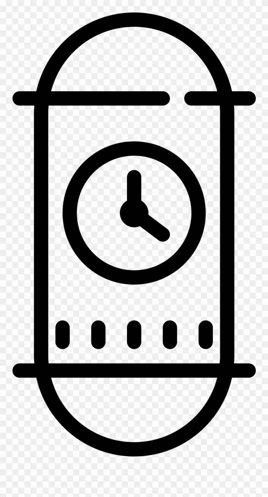 880x1631 Time Capsule Icon Clipart