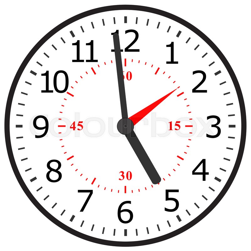 800x800 Clock Icon World Time Concept Stock Vector Colourbox