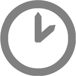 256x256 Gray Time Icon