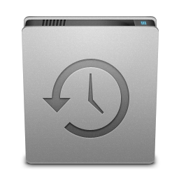 256x256 Hard Drive Time Machine Icon