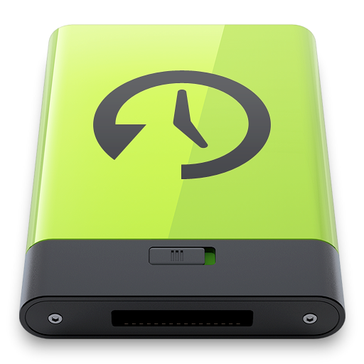 512x512 Green, Time, Machine Icon