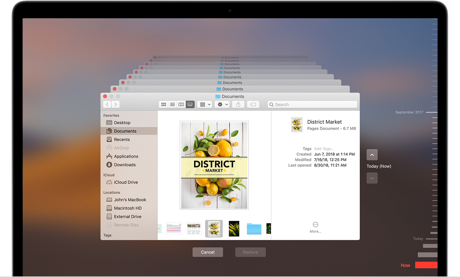 1560x940 Use Time Machine To Restore Deleted Or Older