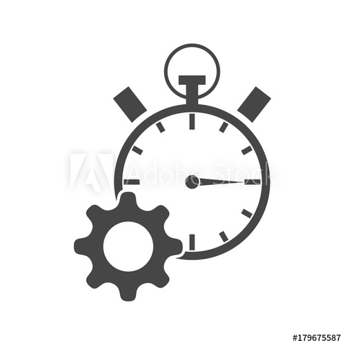 500x500 Time Management Icon For Startup Business, Time Management Icon