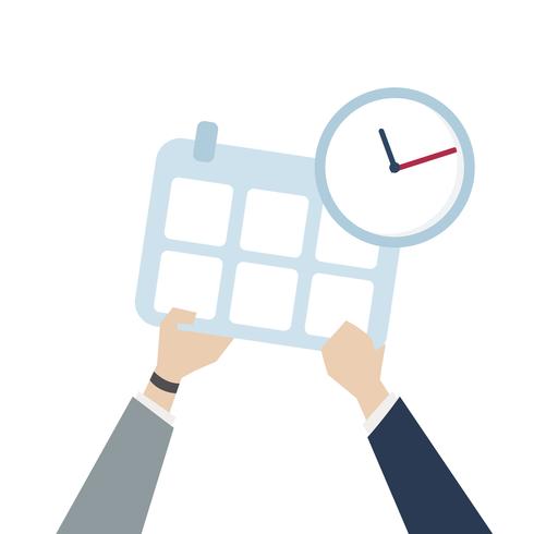 490x490 Illustration Of Time Management Icon