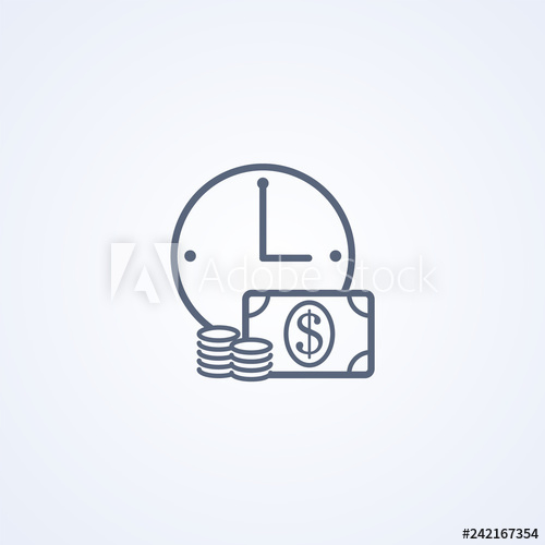 500x500 Time Money Icon