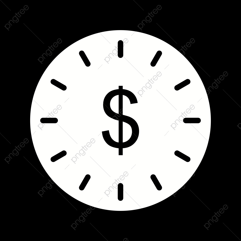 1024x1024 Vector Time Is Money Icon, Money, Time, Time Is Money Png