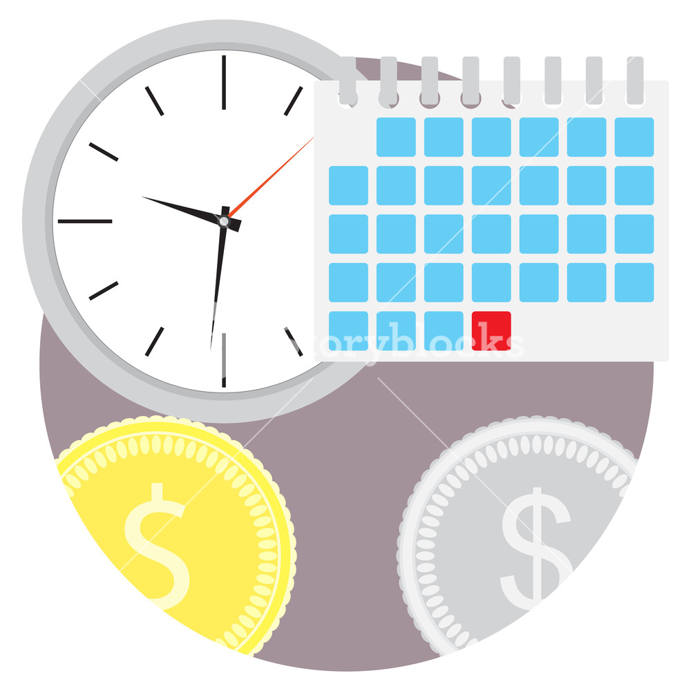 1000x1000 Planning Time Money Icon Plan Budget, Financial Planning, Vector